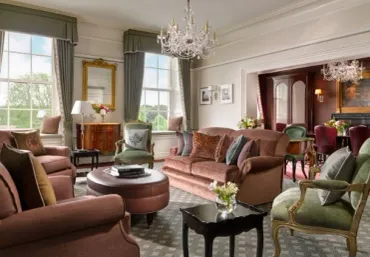 Premium hotel suite interior
